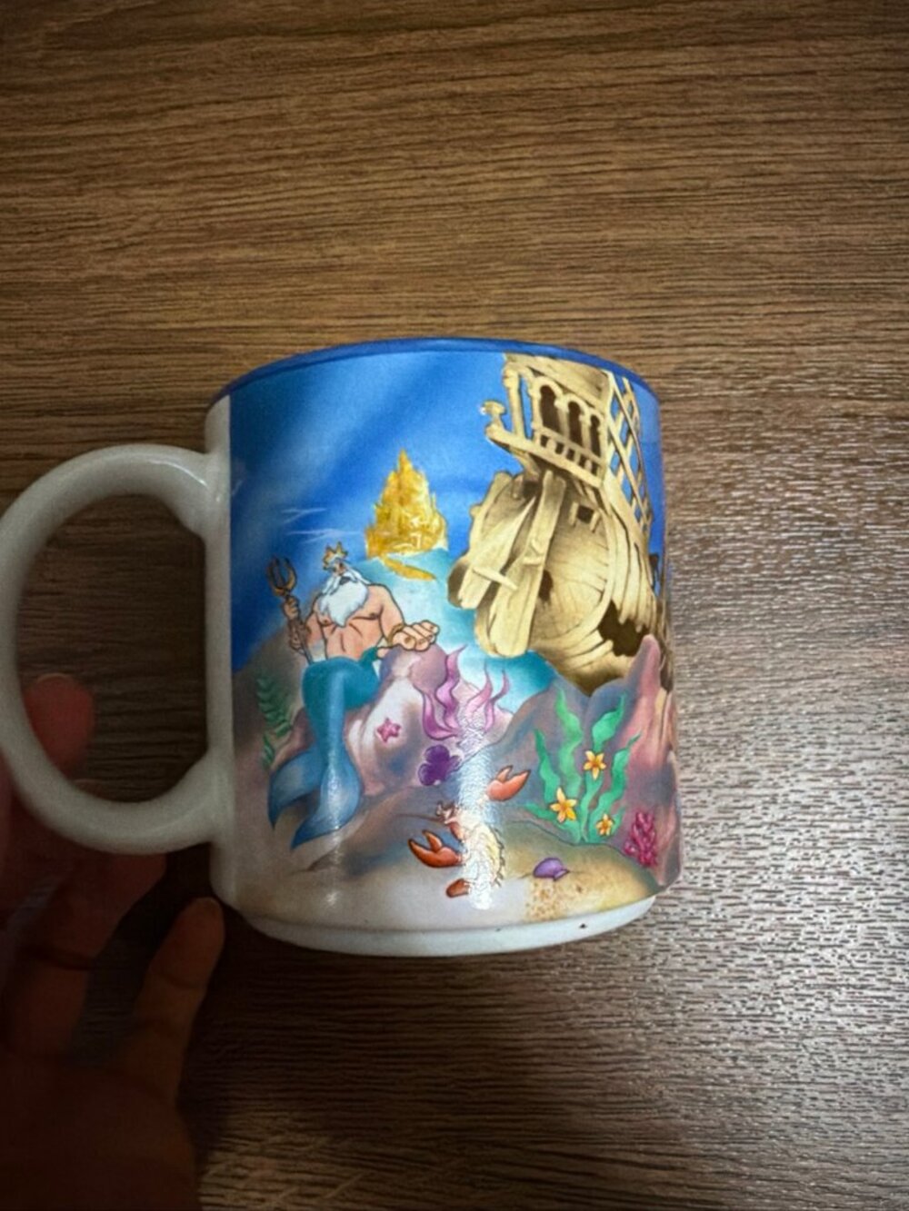 Disney Little Mermaid Mug Vintage Japan Parks Exclusive Ariel Ursula
